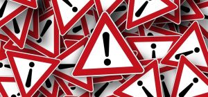 Bild Achtung Baustelle mit Megaphone